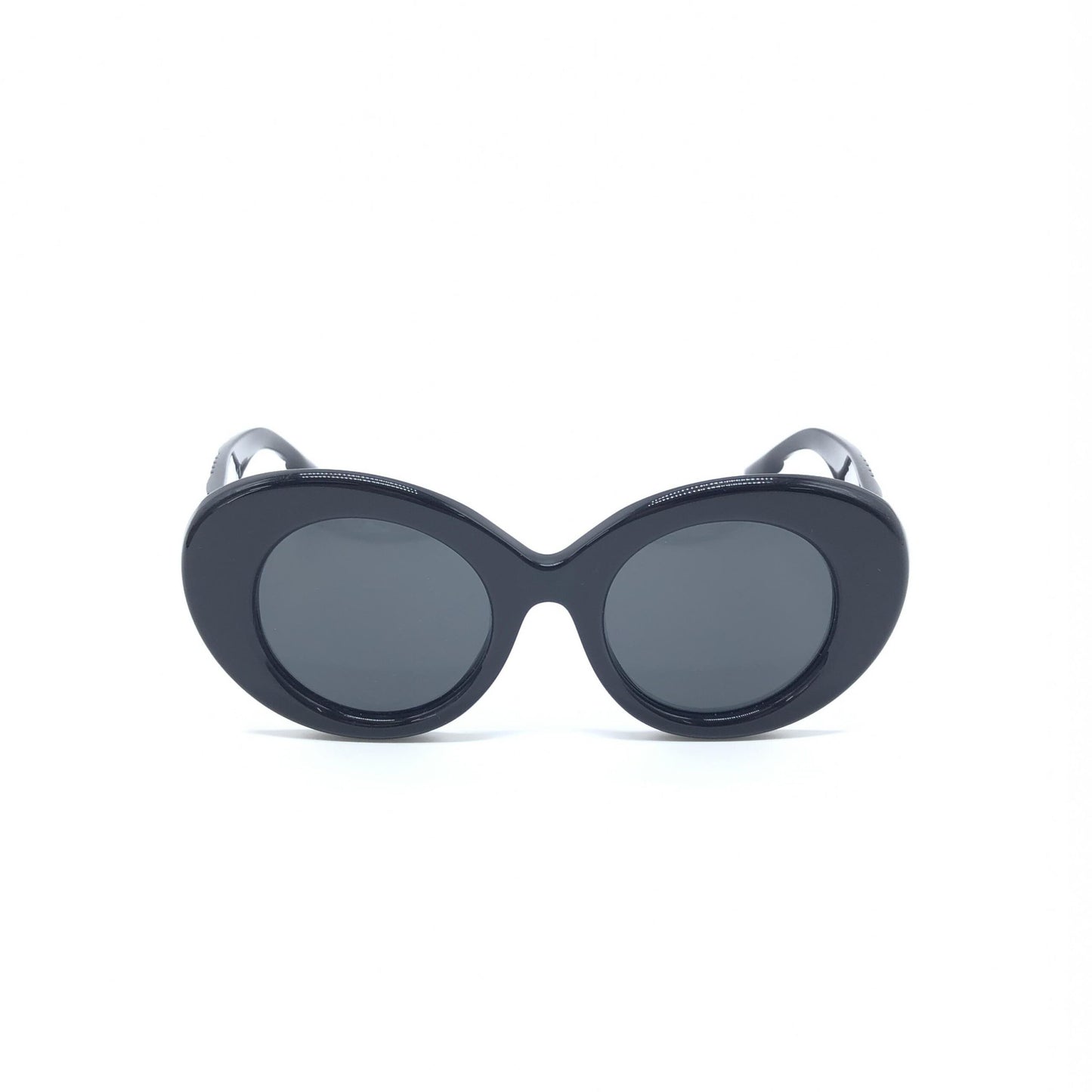 Black Oversized Round Sunglasses