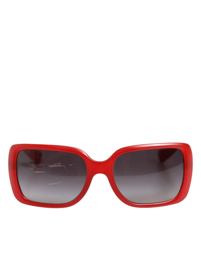 DG6093 Red Rectangular Grey Graduated Lenses Sunglasses
