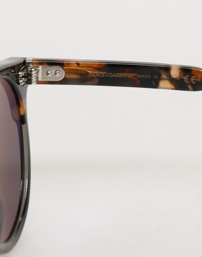 DG4334B Brown Tortoiseshell Round Frame Shades Sunglasses