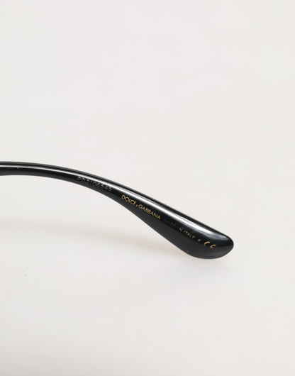 DG6152 Black Sacred HeartDevotion Square Frame Sunglasses